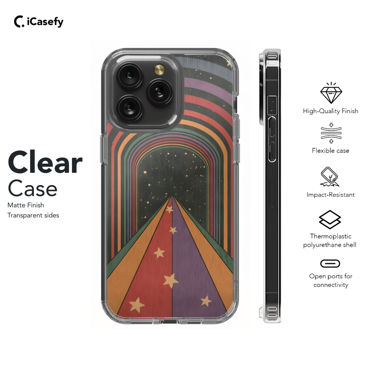 Kawaii Celestial Stars Phone Case iPhone Samsung Cover Pixel 667 - Image 7