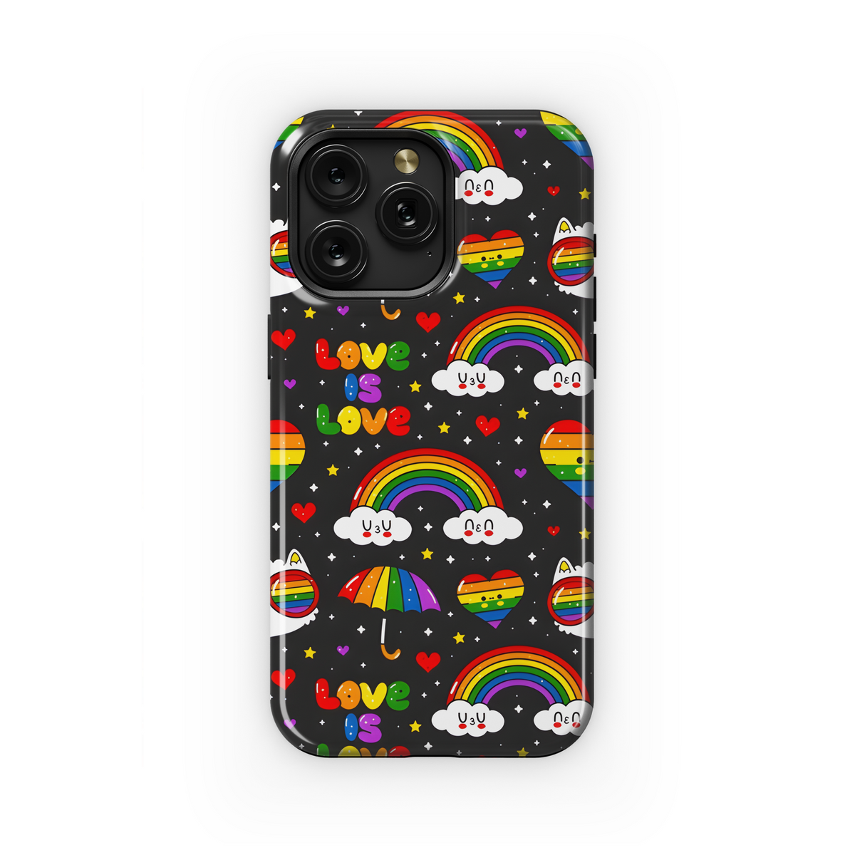 Kawaii Gay LGBT Phone Case iPhone Samsung Cover Pixel 3900 - Image 1