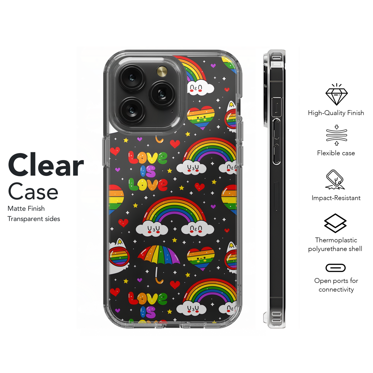 Kawaii Gay LGBT Phone Case iPhone Samsung Cover Pixel 3900 - Image 8