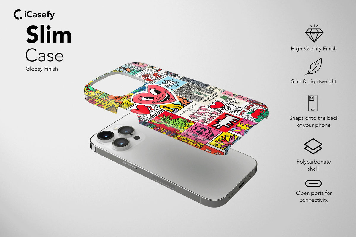 Keith Haring Art Phone Case Cover - Image 7