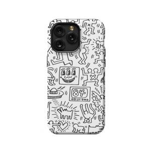 Keith Haring Art Phone Case iPhone Samsung Pixel & More #255 - Image 1