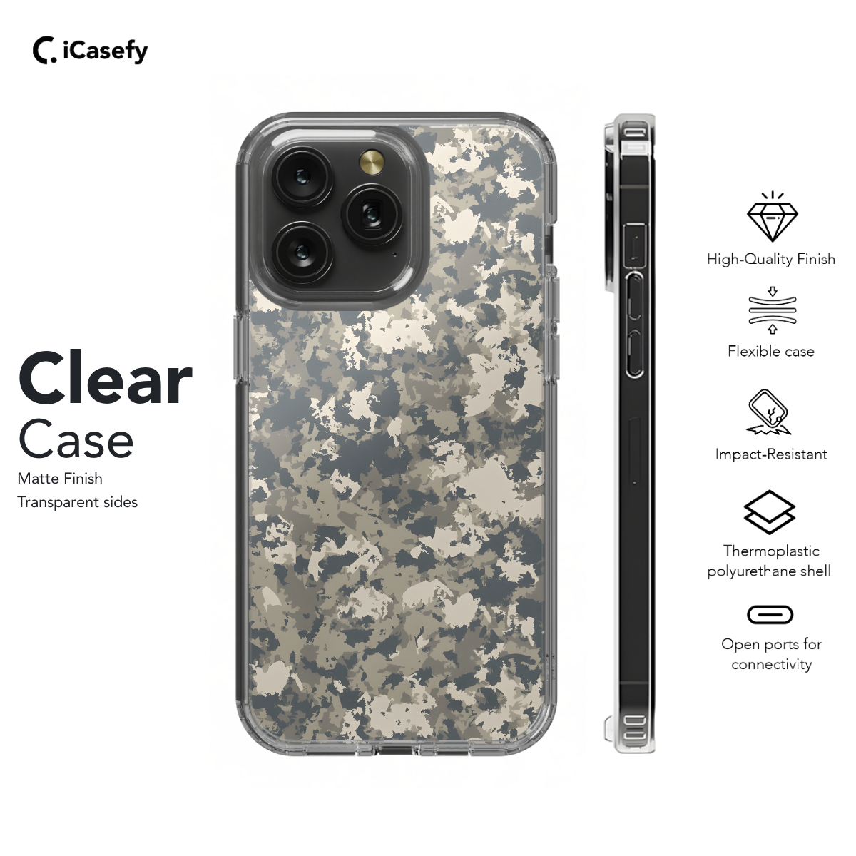 Khaki Camouflage Phone Case iPhone Samsung Pixel & More 61 - Image 7