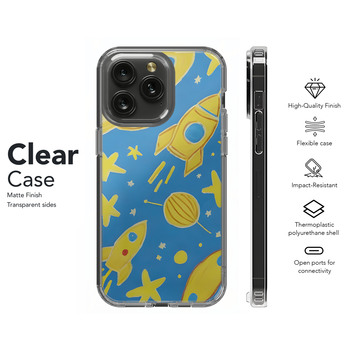 Kid's Space Phone Case iPhone Samsung Cover Pixel 3528 - Image 8