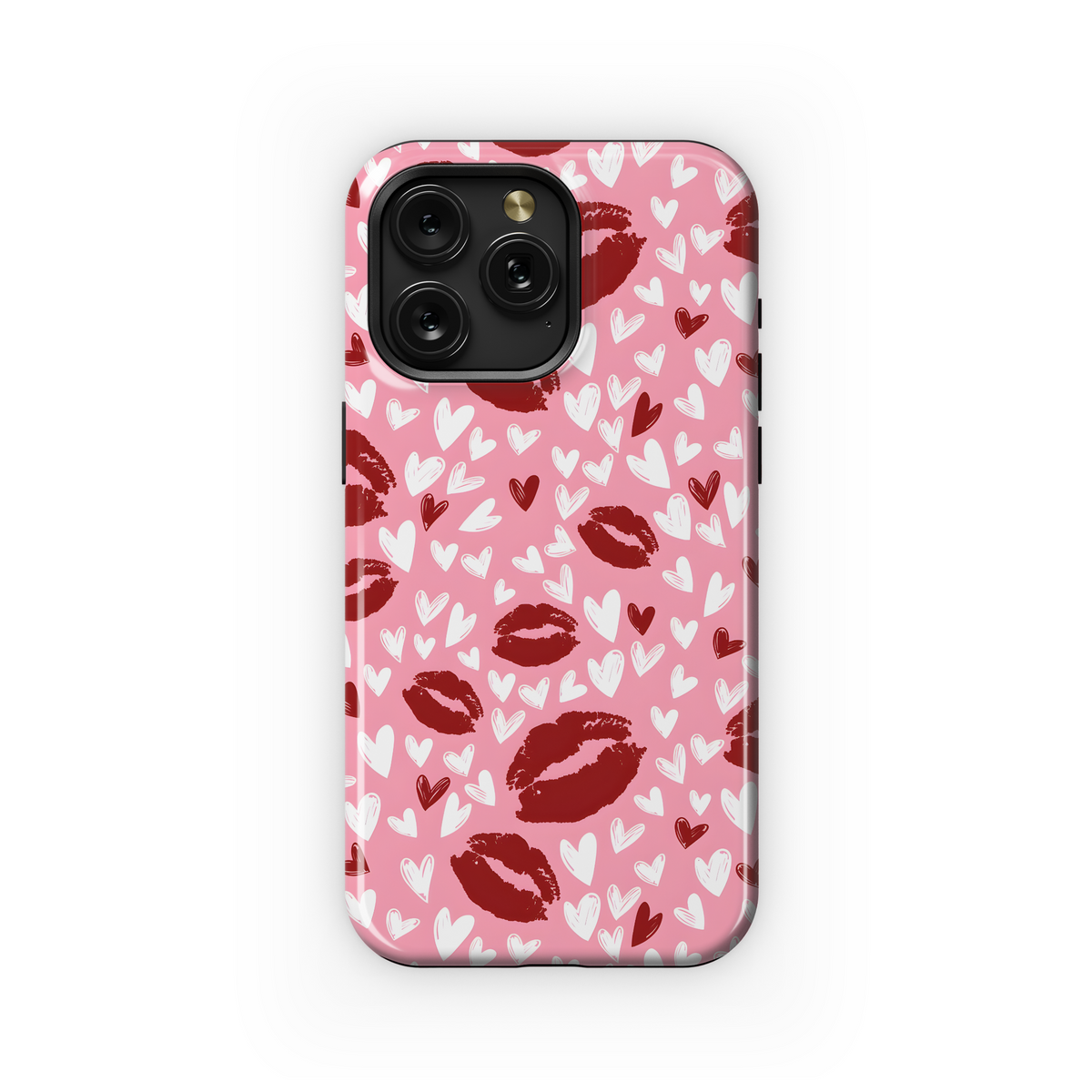 Kissing Hearts Design
 Phone Case iPhone Samsung Cover Pixel 4239 - Image 1