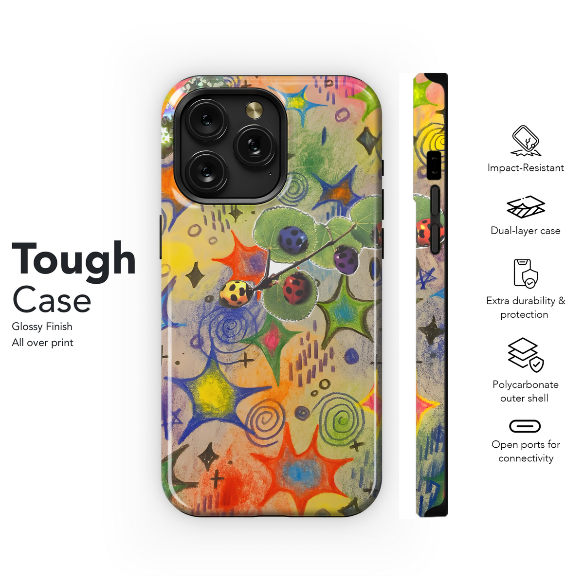 Ladybugs & Starlight Dreams
 Phone Case iPhone Samsung Cover Pixel 4035 - Image 6