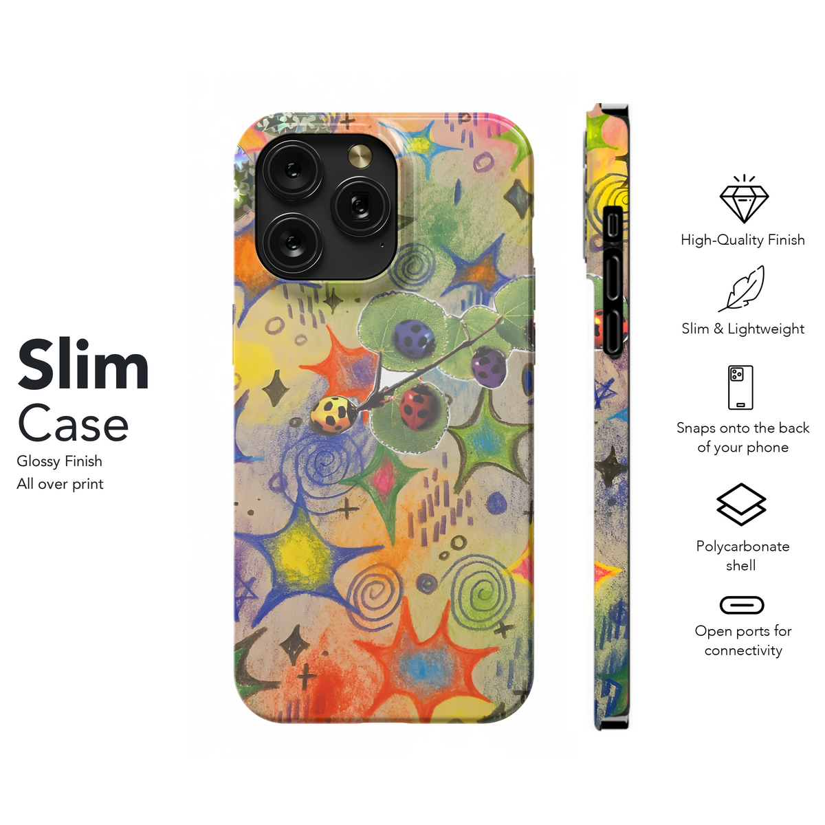 Ladybugs & Starlight Dreams
 Phone Case iPhone Samsung Cover Pixel 4035 - Image 7