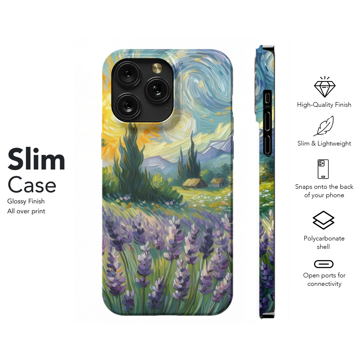 Lavender Sunset Dreamscape
 Phone Case iPhone Samsung Cover Pixel 4253 - Image 7