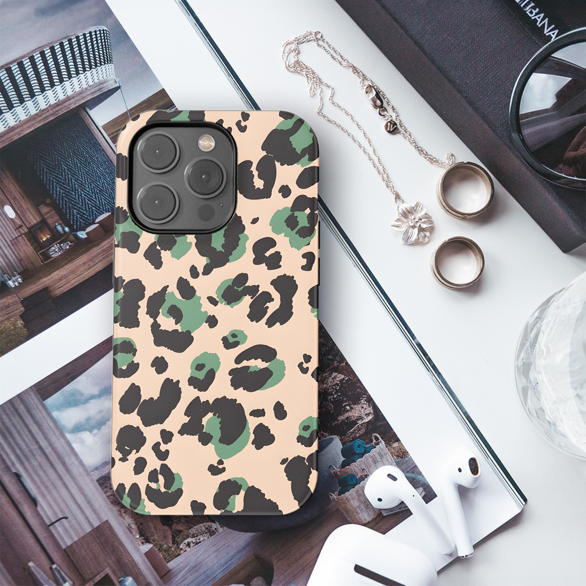 Leopard Print Phone Case iPhone Samsung Cover Pixel 2181 - Image 3