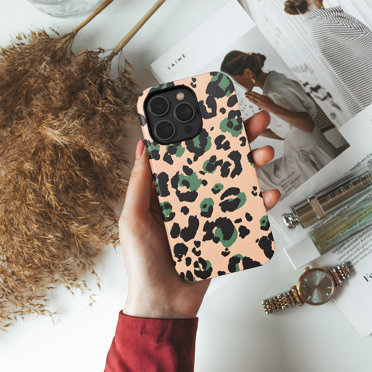 Leopard Print Phone Case iPhone Samsung Cover Pixel 2181 - Image 4