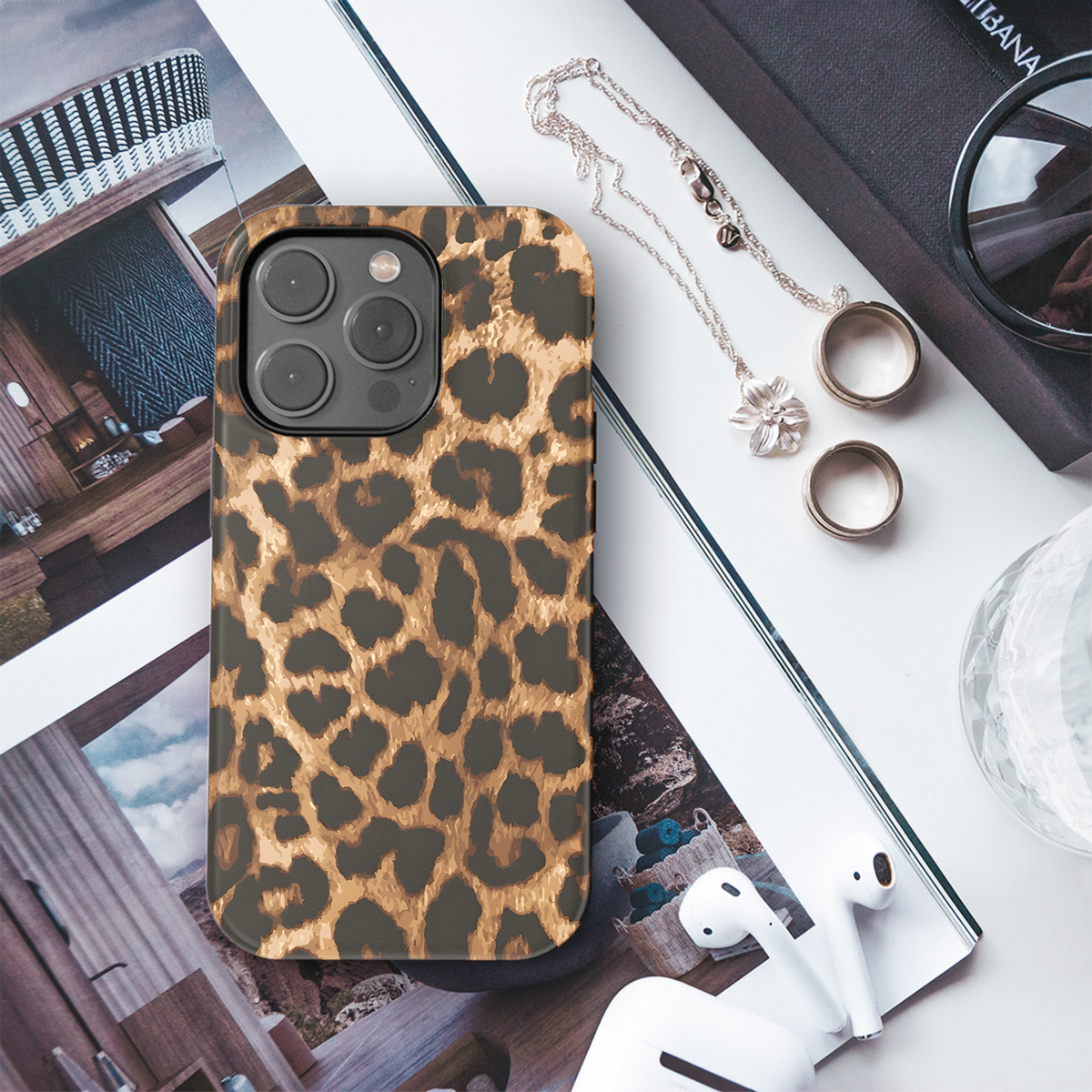 Leopard Print Phone Case iPhone Samsung Cover Pixel 2502 - Image 3