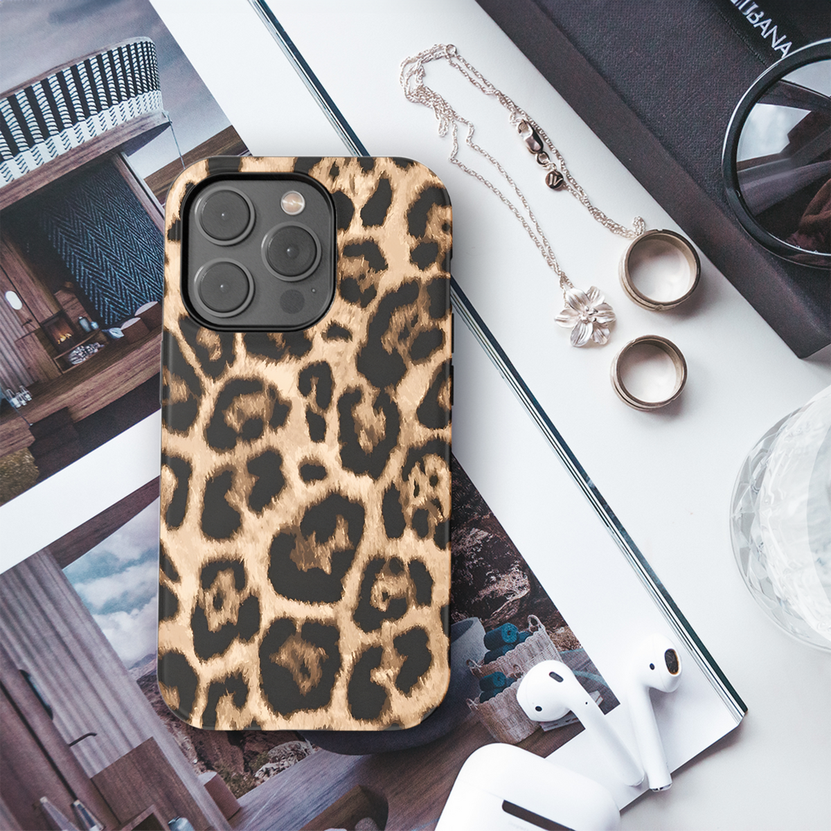 Leopard Print Phone Case iPhone Samsung Cover Pixel 2503 - Image 3