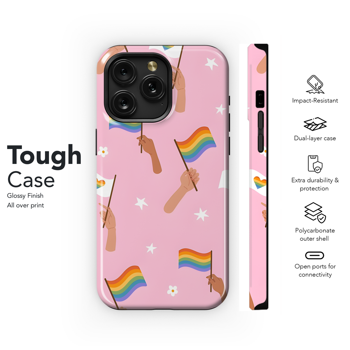 LGBT Phone Case iPhone Samsung Cover Pixel 3877 - Image 6