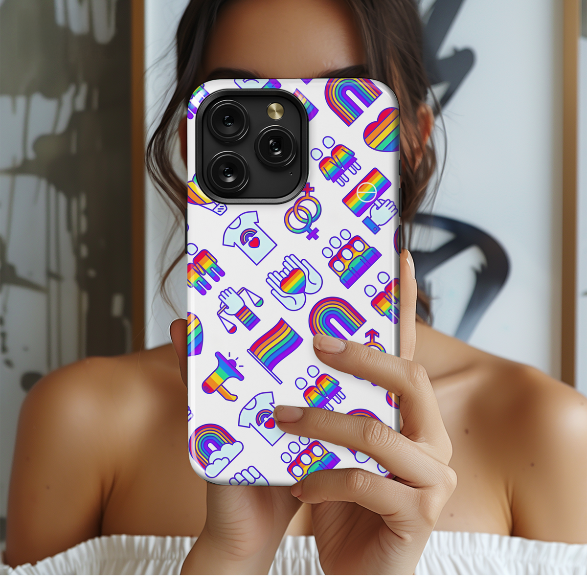 LGBT Phone Case iPhone Samsung Cover Pixel 3892 - Image 2