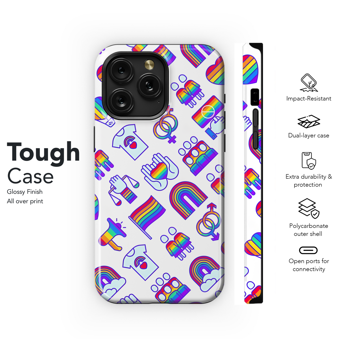 LGBT Phone Case iPhone Samsung Cover Pixel 3892 - Image 6