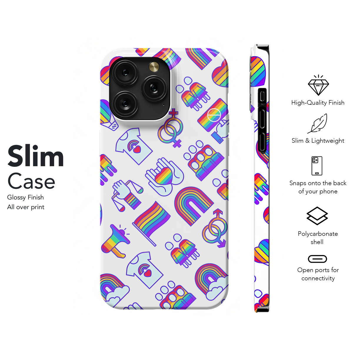 LGBT Phone Case iPhone Samsung Cover Pixel 3892 - Image 7