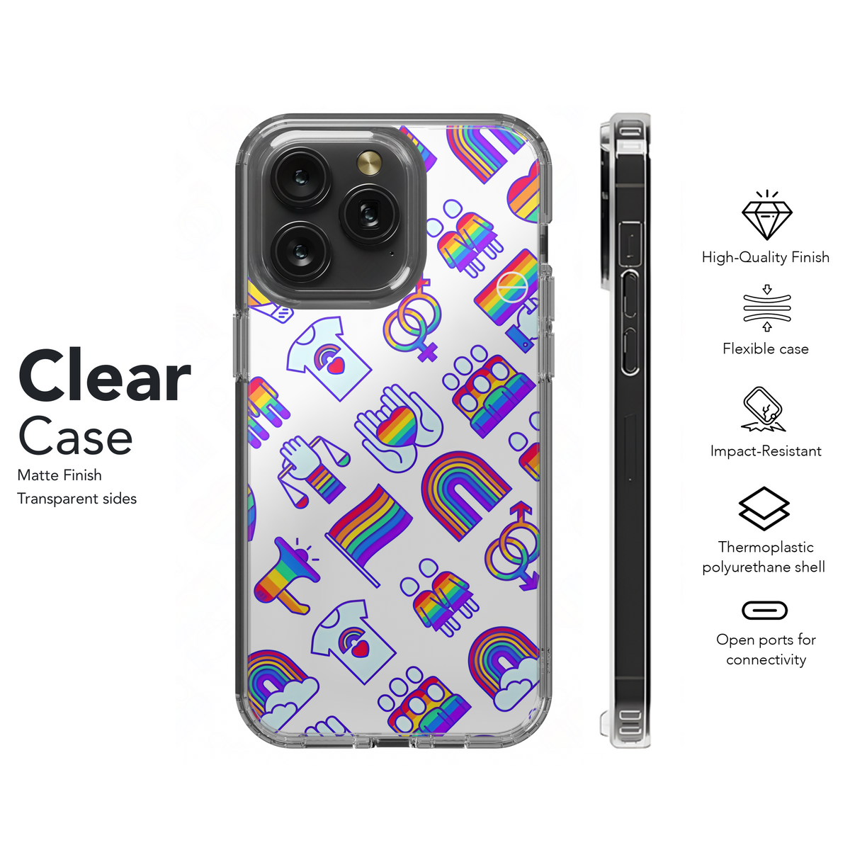 LGBT Phone Case iPhone Samsung Cover Pixel 3892 - Image 8