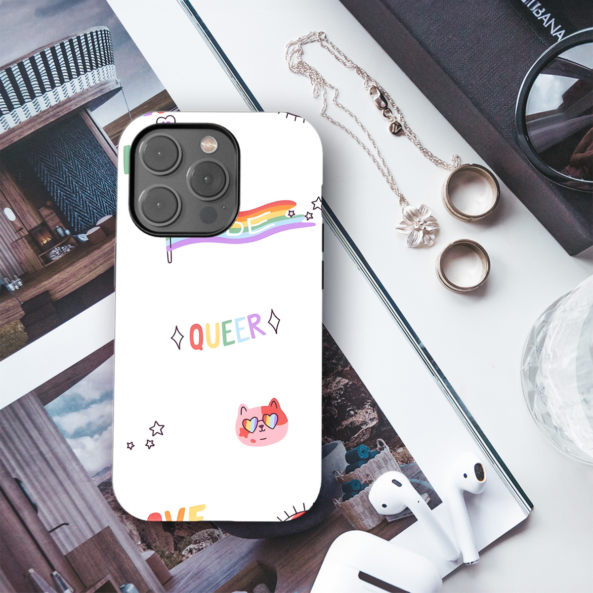 LGBT Pride Doodle Phone Case iPhone Samsung Cover Pixel 3864 - Image 3