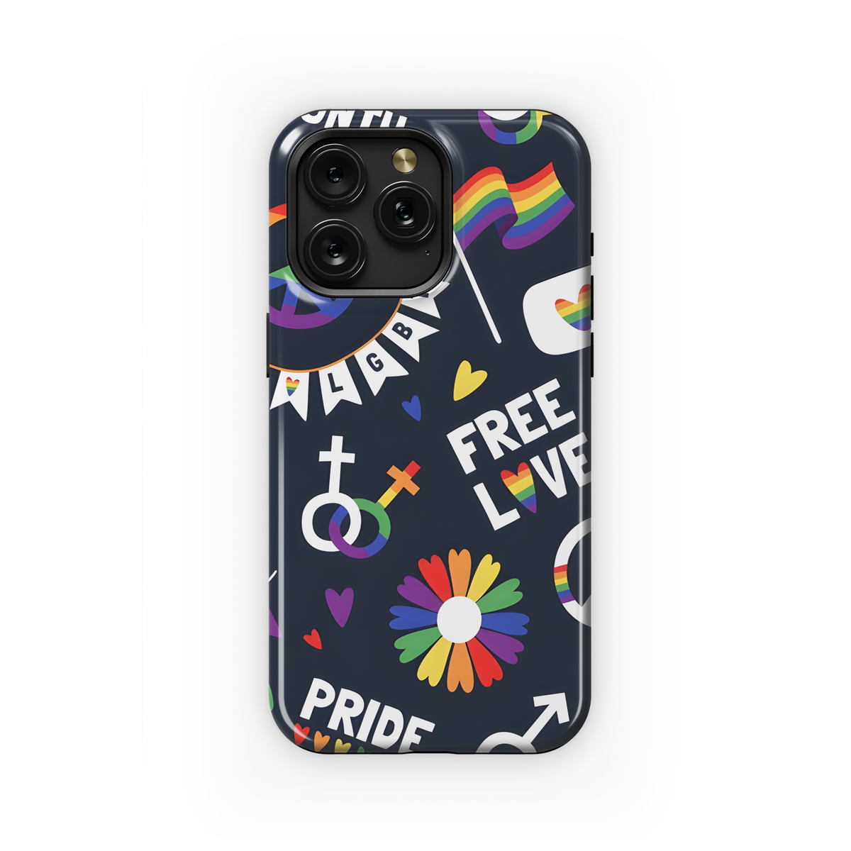 LGBT Pride Phone Case iPhone Samsung Cover Pixel 3876 - Image 1