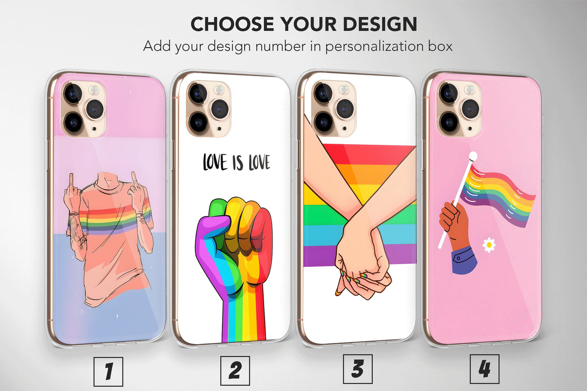 Lgbt Pride Phone Case Love is Love Cover - Image 1