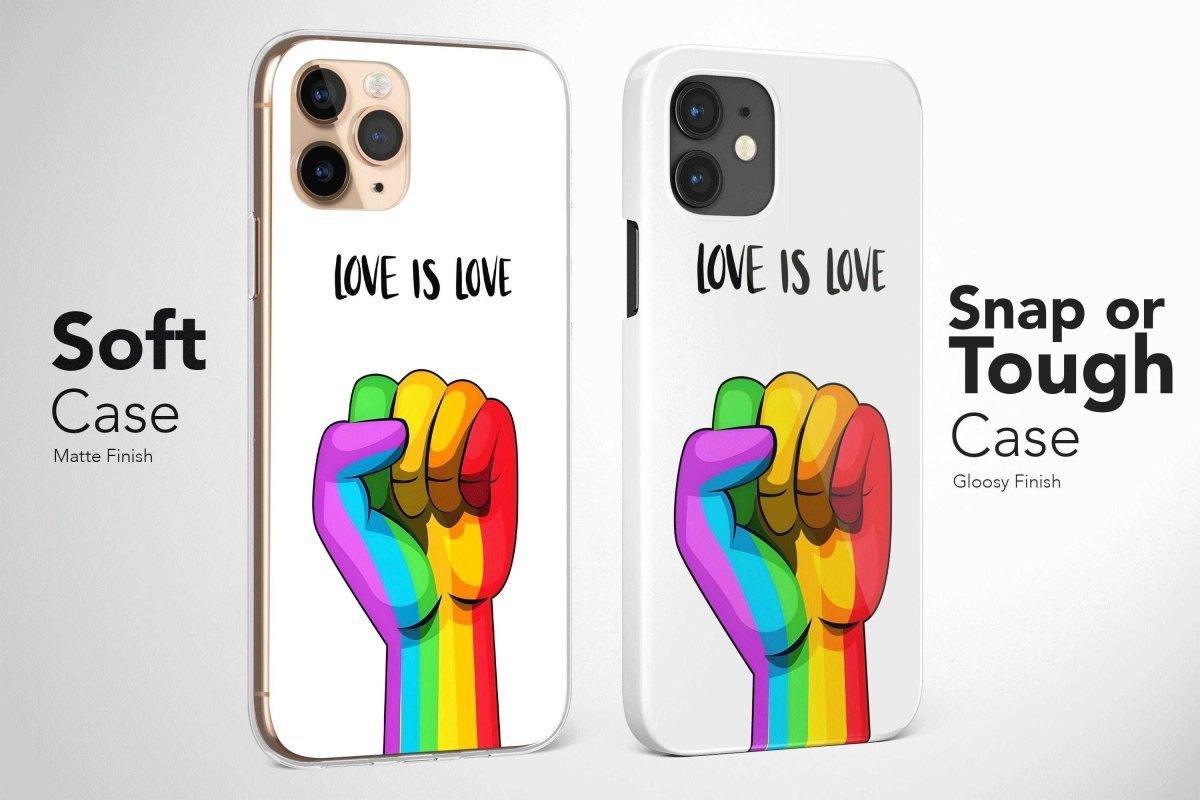 Lgbt Pride Phone Case Love is Love Cover - Image 3