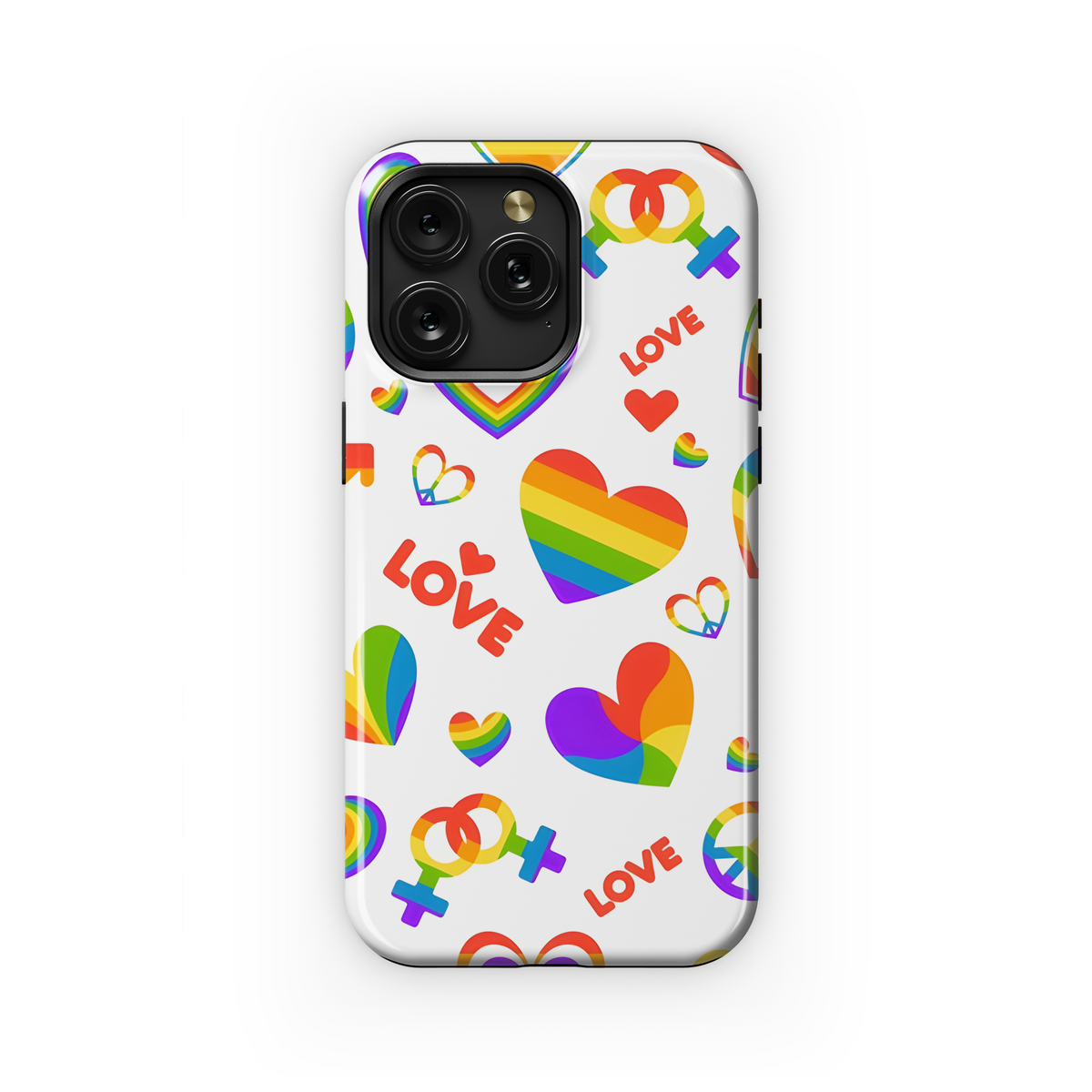 LGBT Rainbow Phone Case iPhone Samsung Cover Pixel 3880 - Image 1