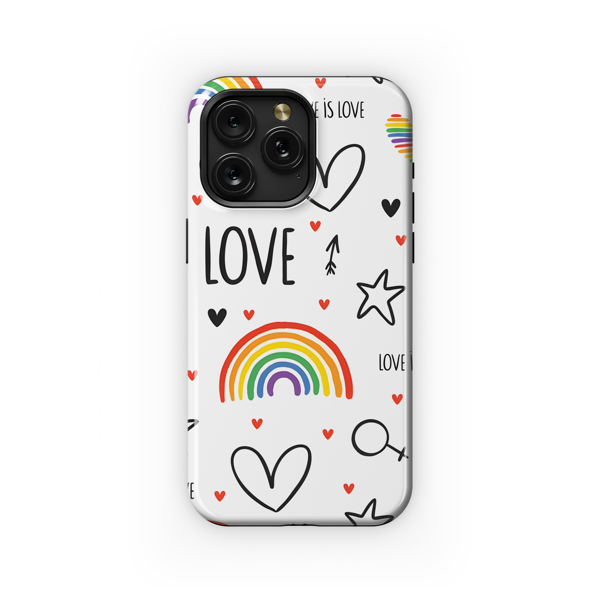 LGBT Rainbow Pride Month Phone Case iPhone Samsung Cover Pixel 3865 - Image 1