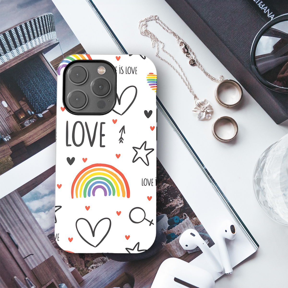 LGBT Rainbow Pride Month Phone Case iPhone Samsung Cover Pixel 3865 - Image 3