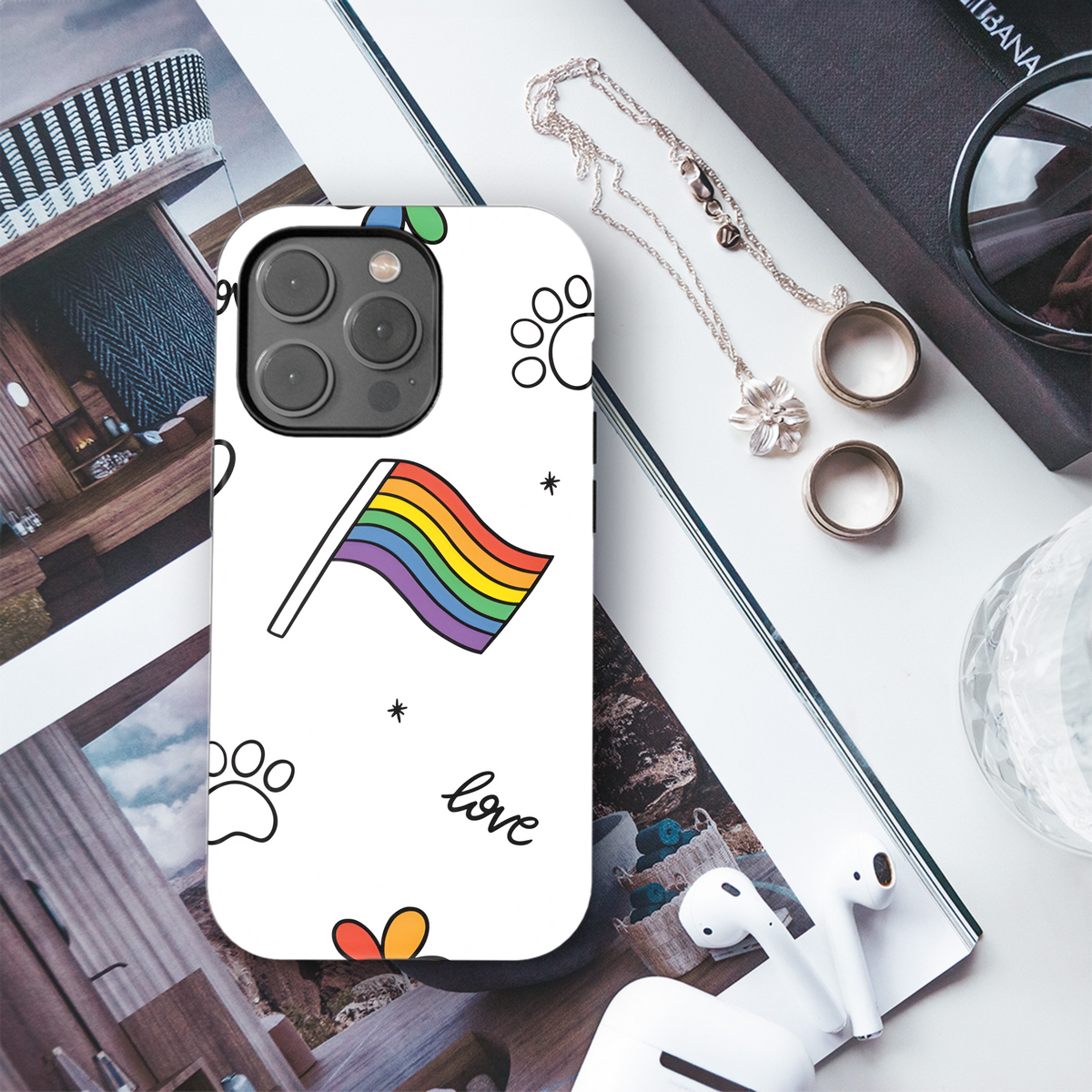 Lgbt Rainbow Pride Phone Case iPhone Samsung Cover Pixel 3863 - Image 3