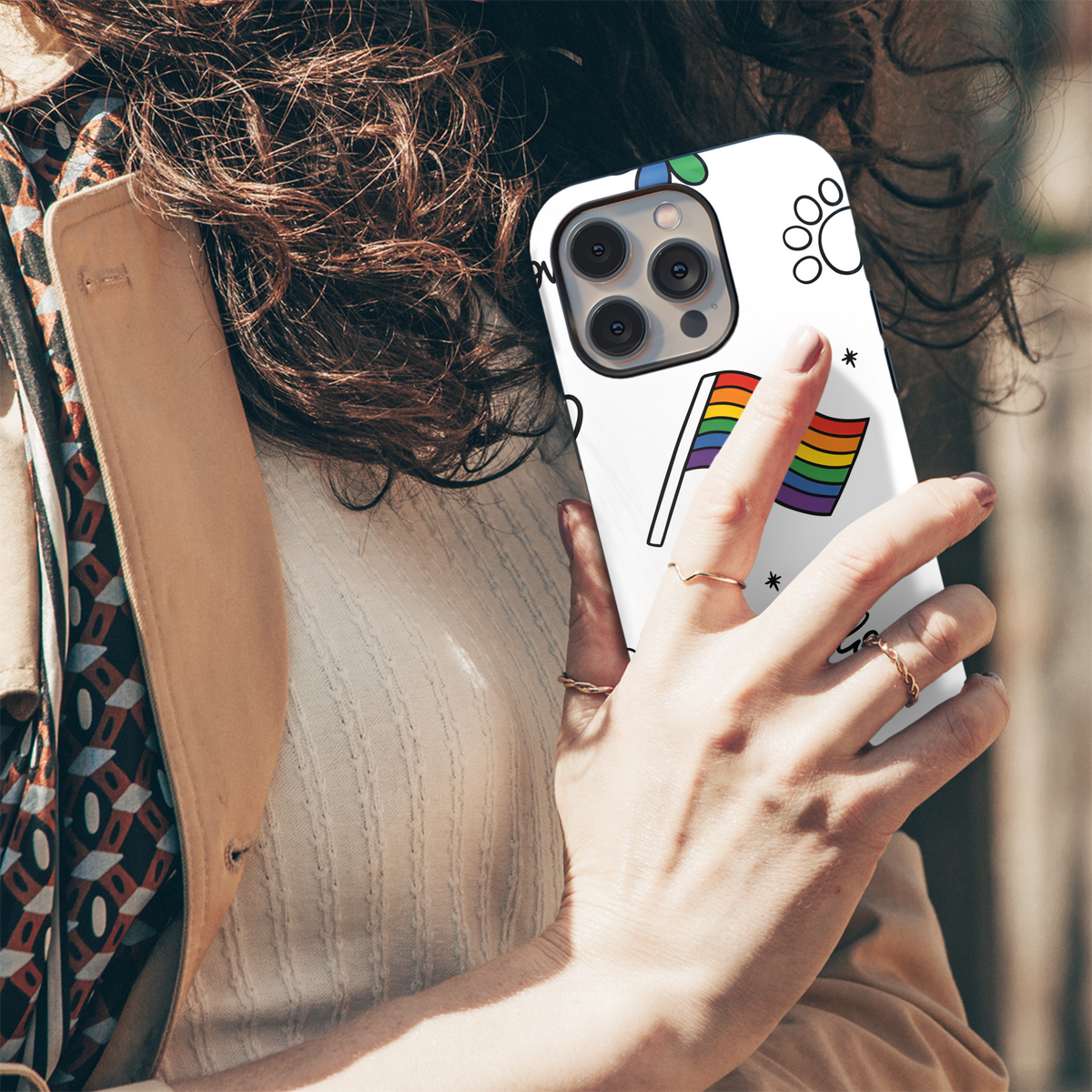 Lgbt Rainbow Pride Phone Case iPhone Samsung Cover Pixel 3863 - Image 5