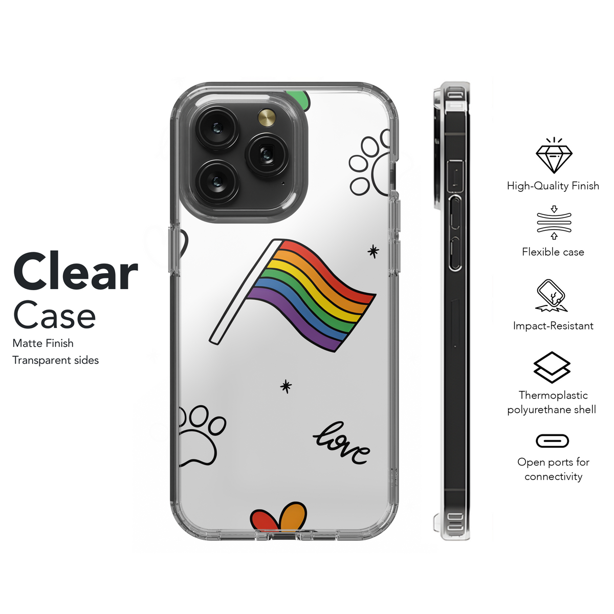 Lgbt Rainbow Pride Phone Case iPhone Samsung Cover Pixel 3863 - Image 8