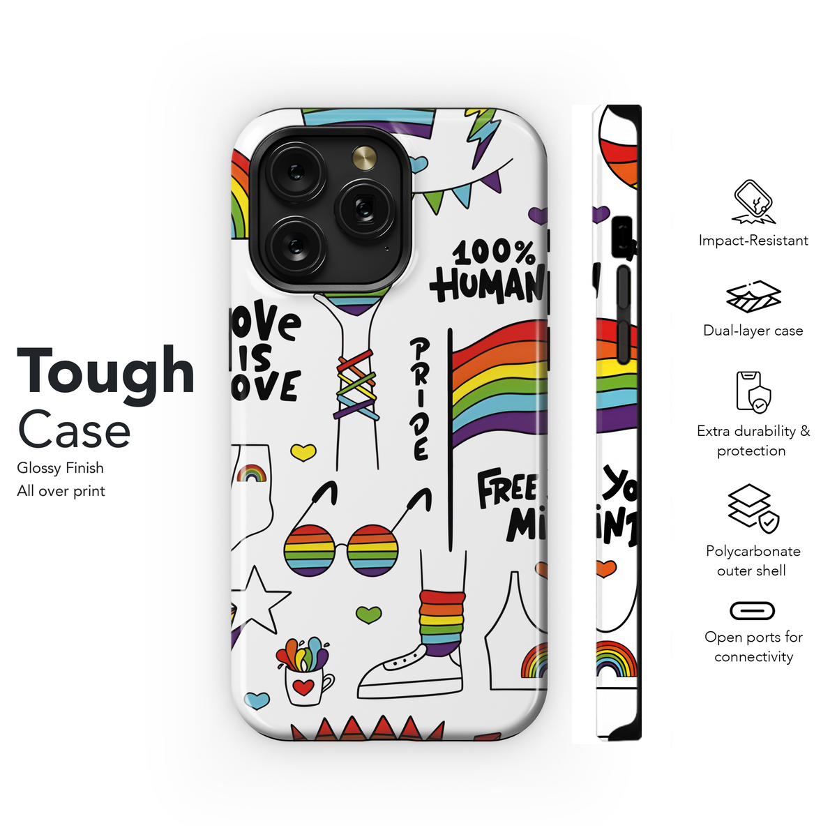 LGBTQ Phone Case iPhone Samsung Cover Pixel 3858 - Image 6