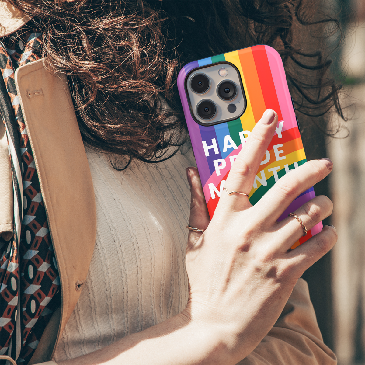 LGBTQ Pride Month Rainbow Phone Case iPhone Samsung Cover Pixel 3875 - Image 5