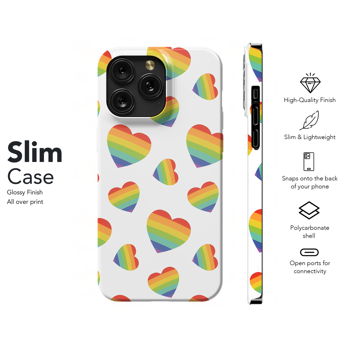 LGBTQ Rainbow Phone Case iPhone Samsung Cover Pixel 3881 - Image 7