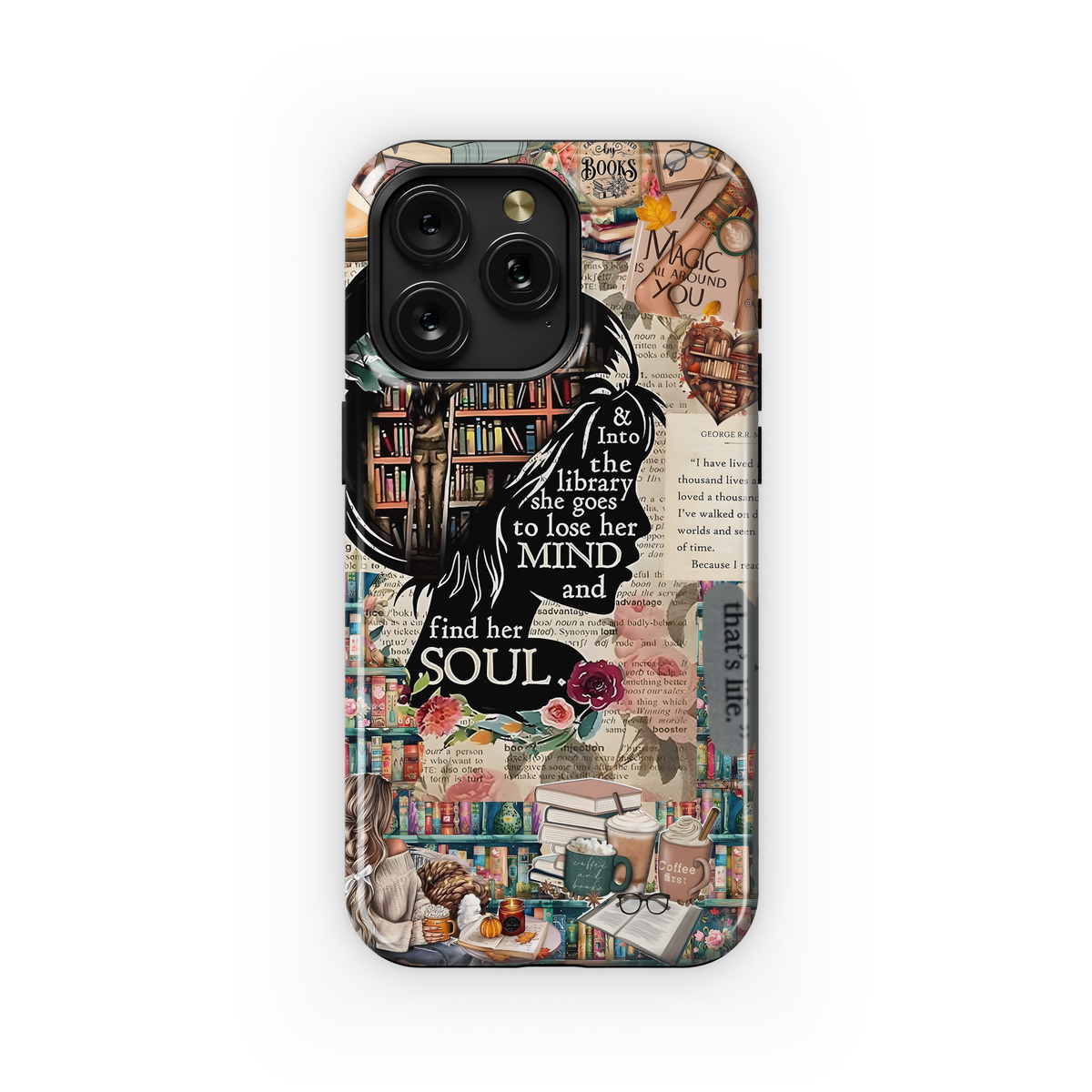 Library Girl Soul
 Phone Case iPhone Samsung Cover Pixel 3983 - Image 1