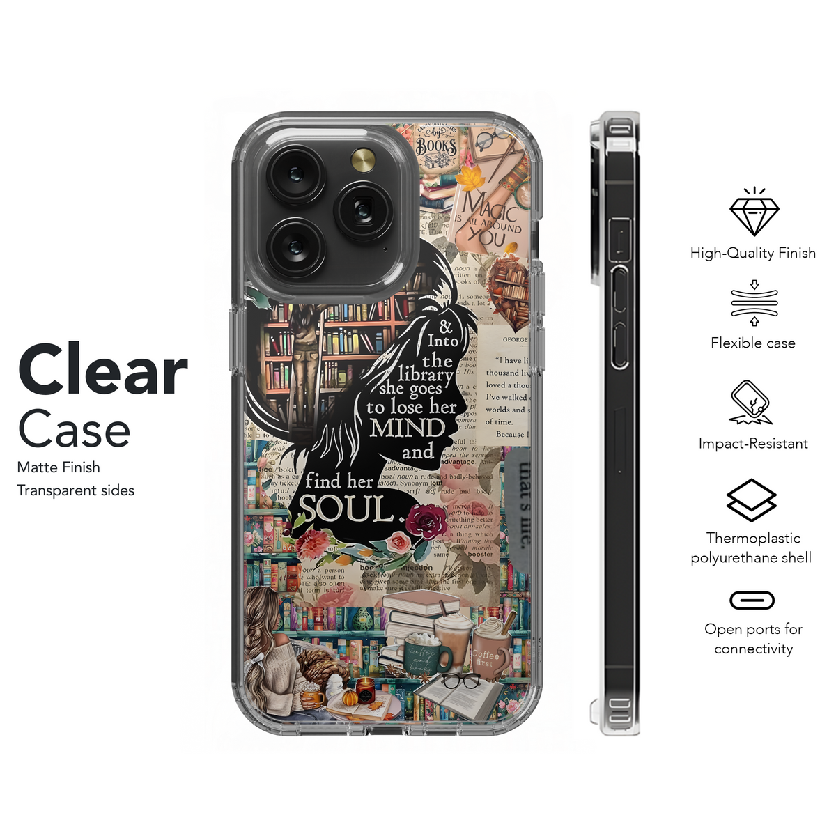 Library Girl Soul
 Phone Case iPhone Samsung Cover Pixel 3983 - Image 8