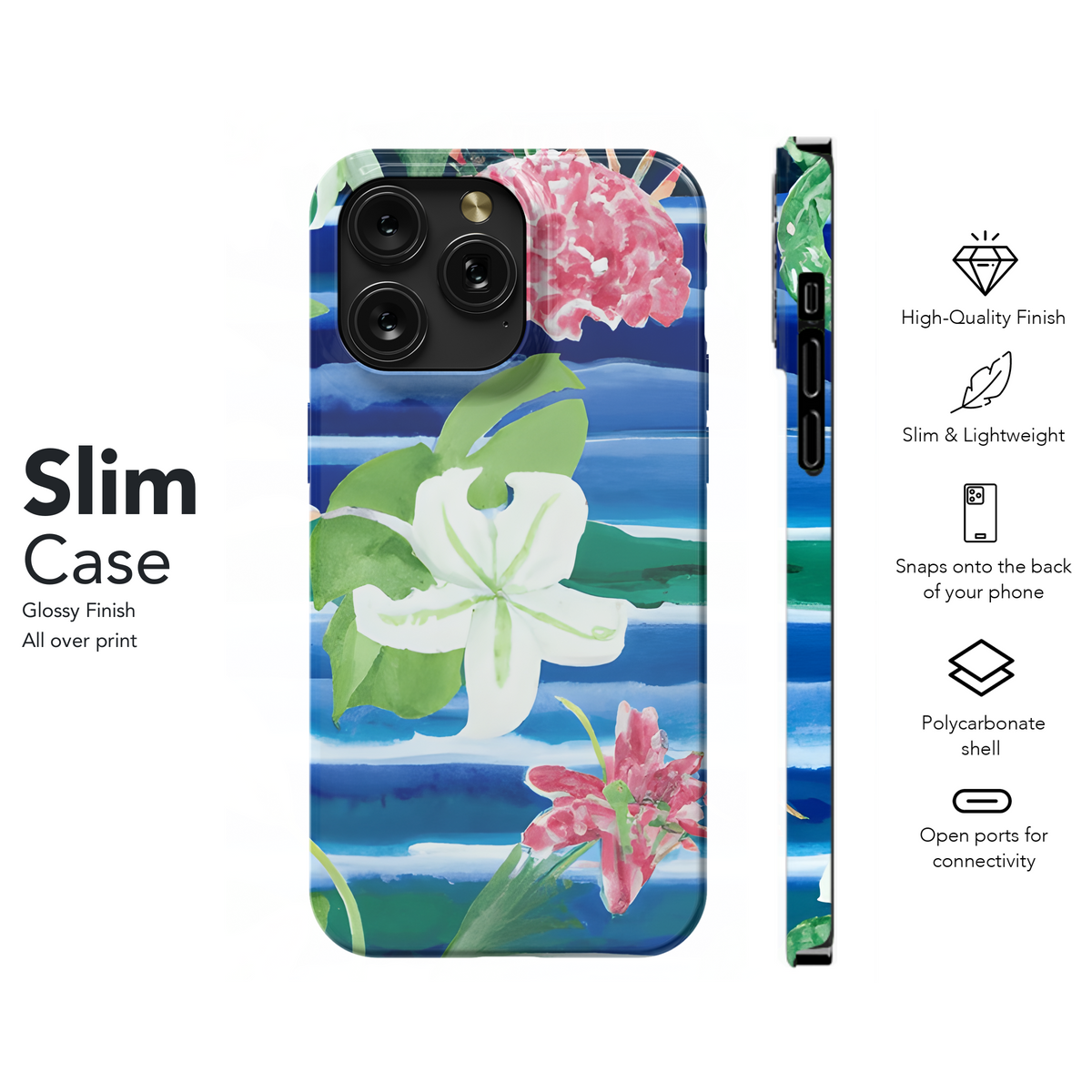 Lilly Pulitzer Style Watercolor Phone Case iPhone Samsung Cover Pixel 3330 - Image 7