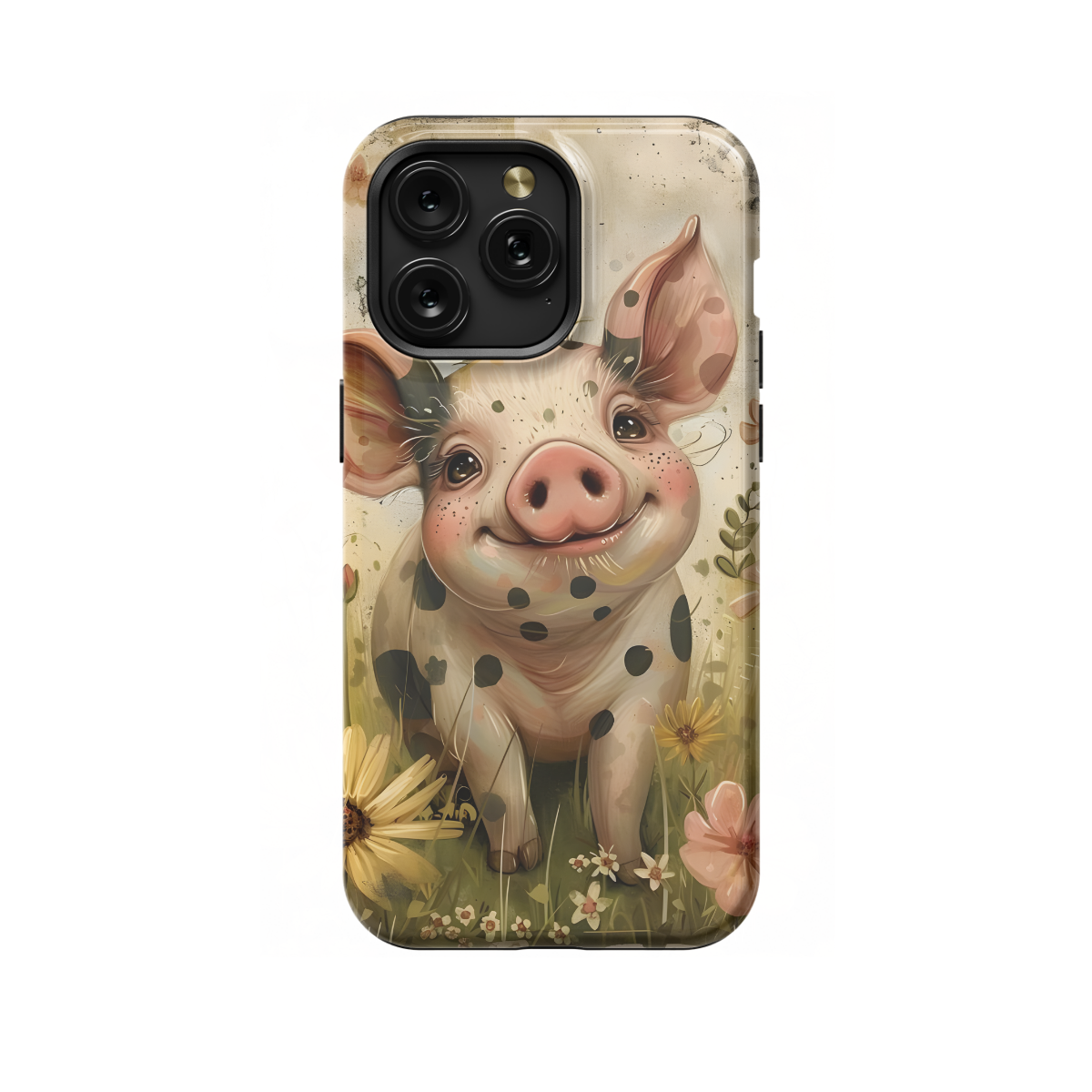 Little Piggy Pig Whismitical Phone Case iPhone Samsung Pixel & More 268 - Image 1