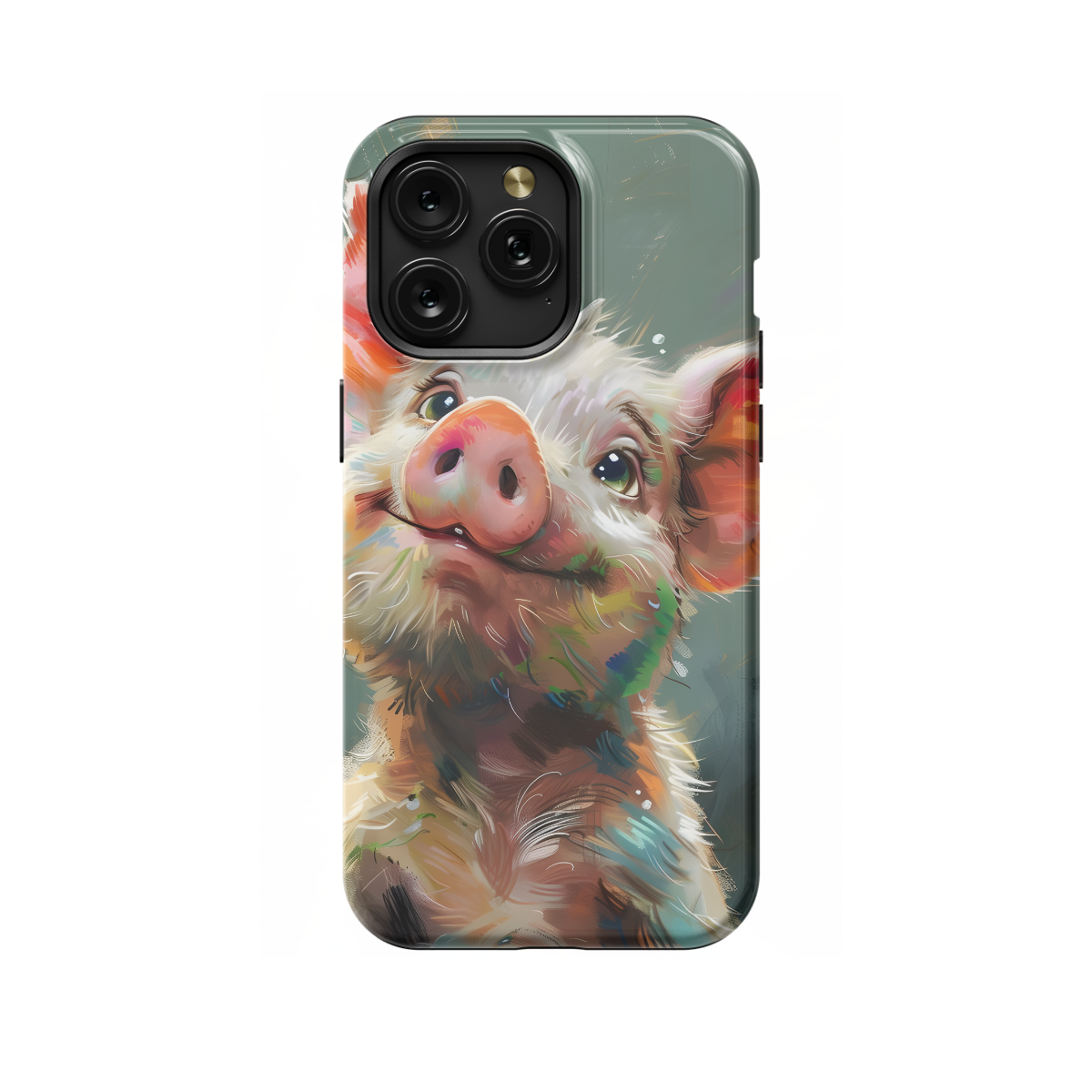 Little Piggy Pig Whismitical Phone Case iPhone Samsung Pixel & More 269 - Image 1