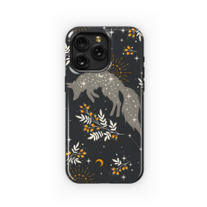 Magical Fox Constellations Boho Phone Case iPhone Samsung Cover Pixel 2730 - Image 1