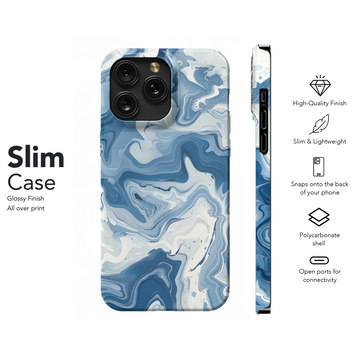 Marble Alcohol Ink Phone Case iPhone Samsung Cover Pixel 3668 - Image 7