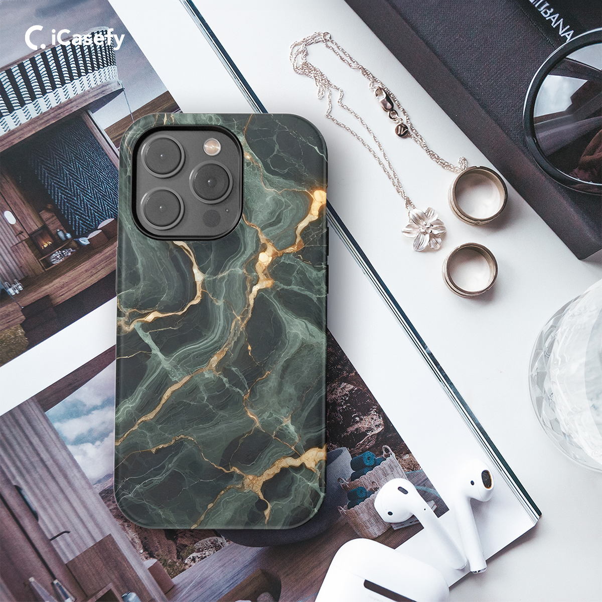 Marble Granite Phone Case iPhone Samsung Cover Pixel 1397 - Image 3