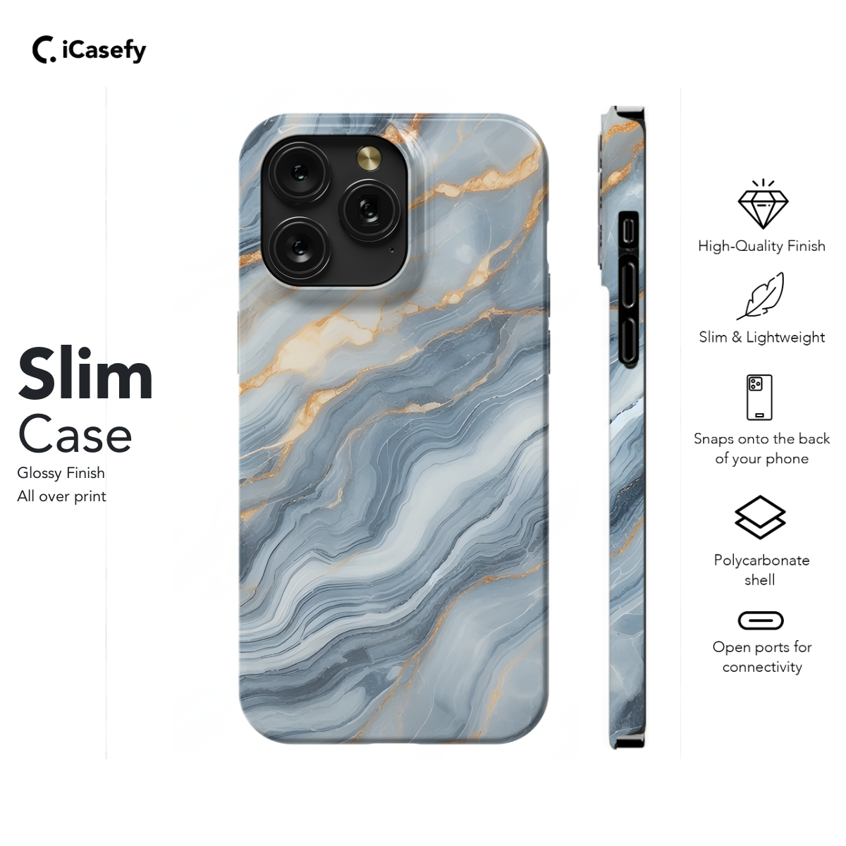 Marble Granite Phone Case iPhone Samsung Cover Pixel 1398 - Image 6