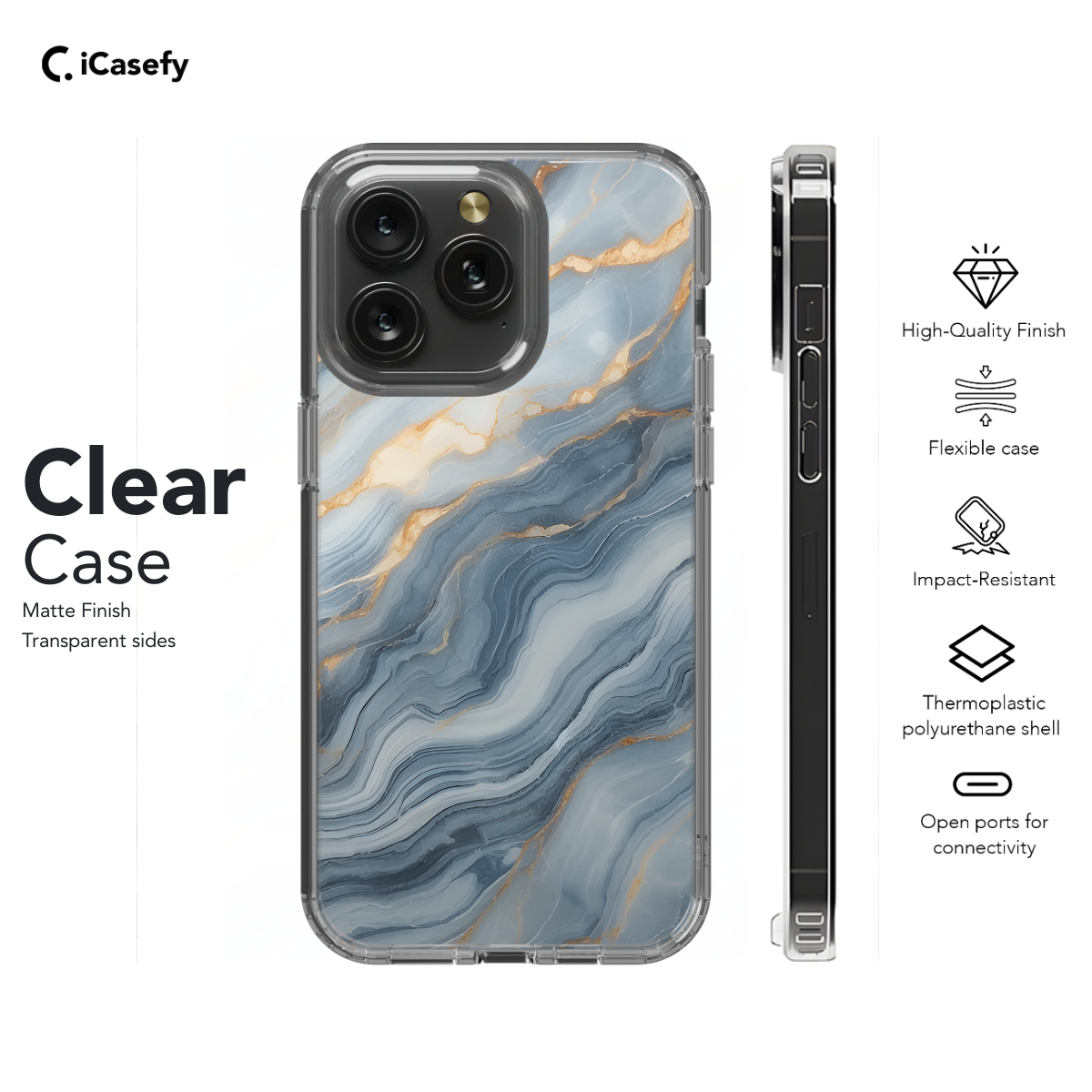 Marble Granite Phone Case iPhone Samsung Cover Pixel 1398 - Image 7