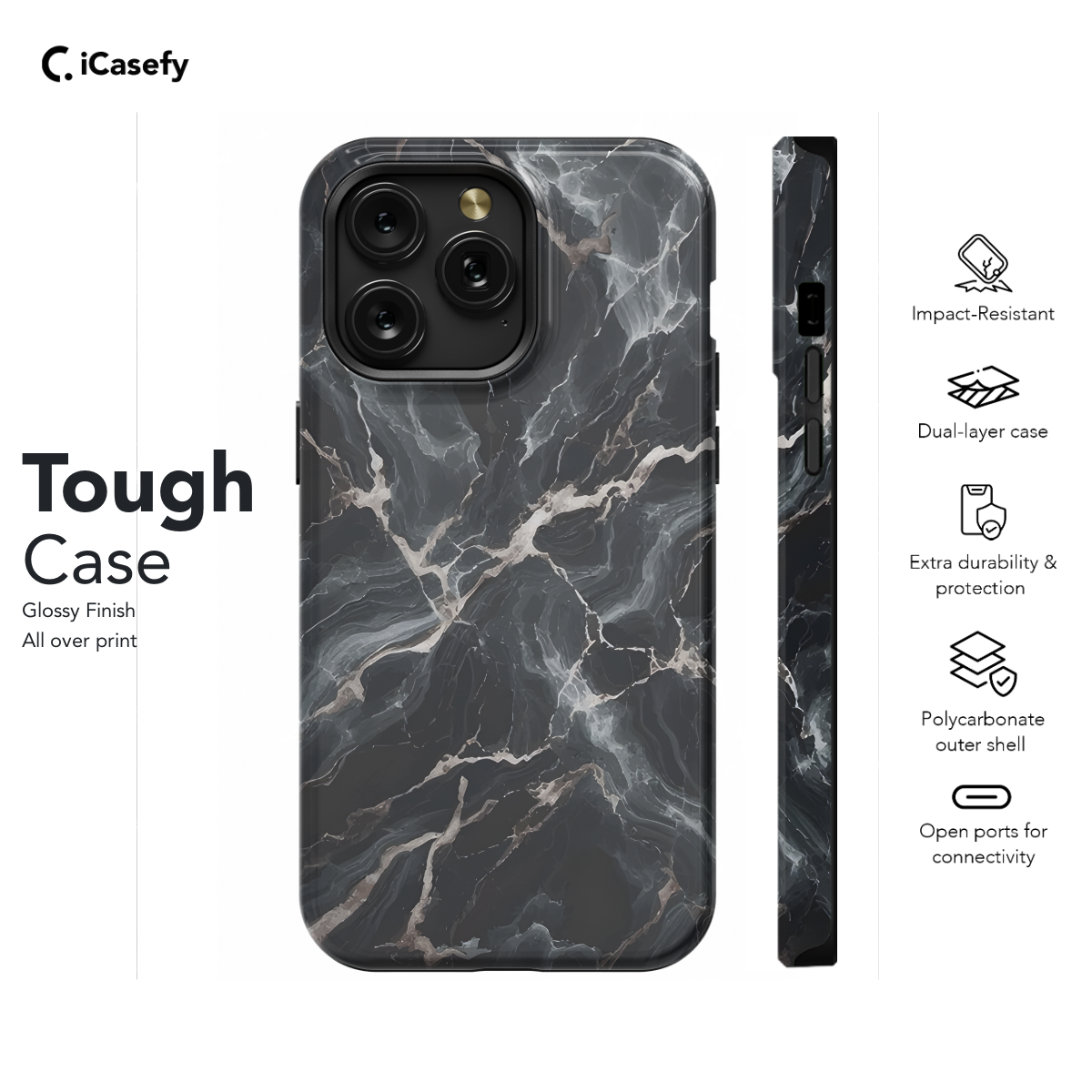 Marble Granite Phone Case iPhone Samsung Cover Pixel 1399 - Image 5