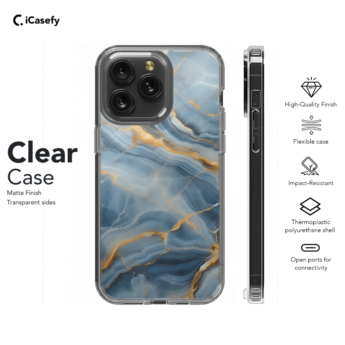 Marble Granite Phone Case iPhone Samsung Cover Pixel 1401 - Image 7