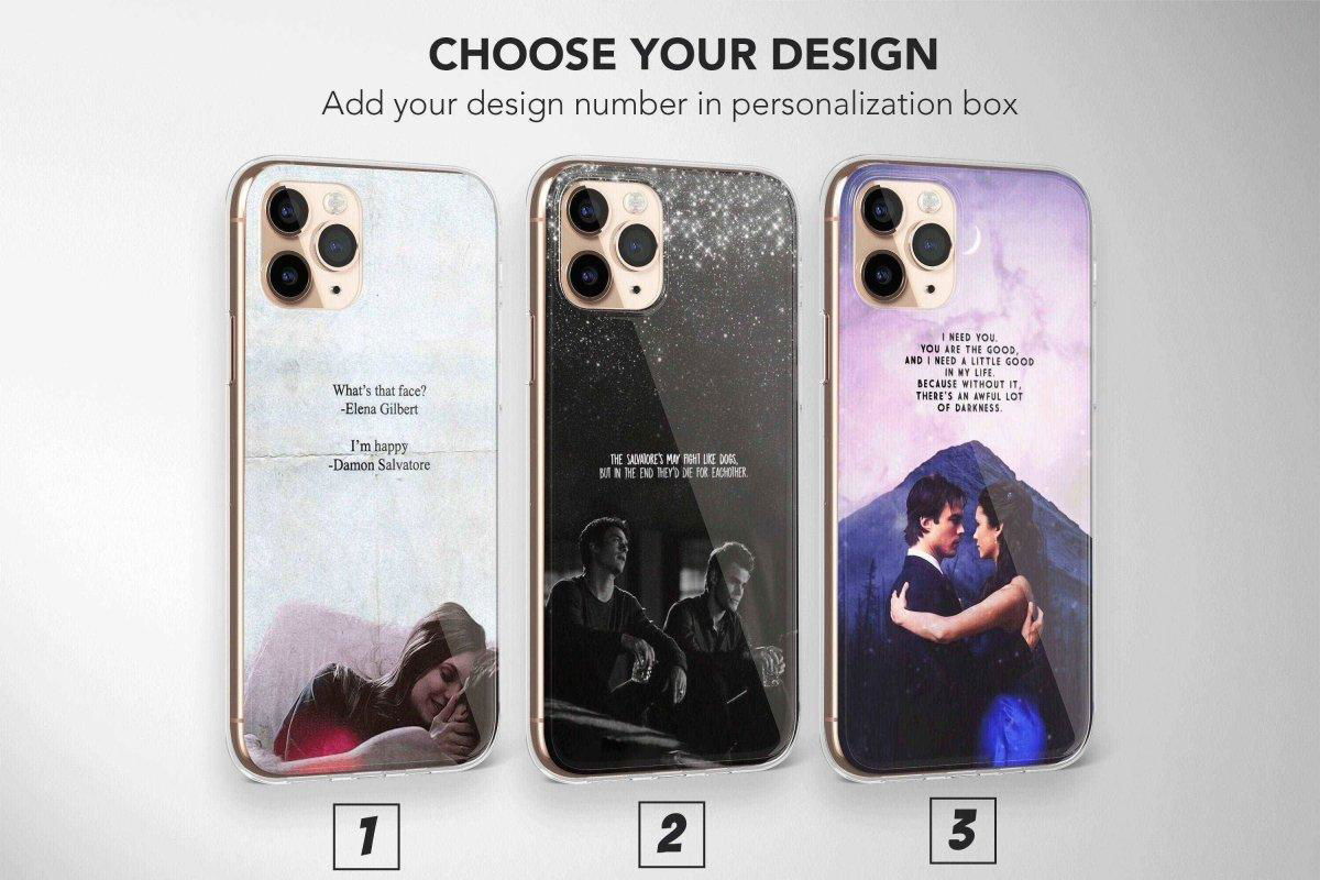 Meaningful Deep Quote Stefan, Damon, Salvatore, and Elena Phone Case 1 - Image 1