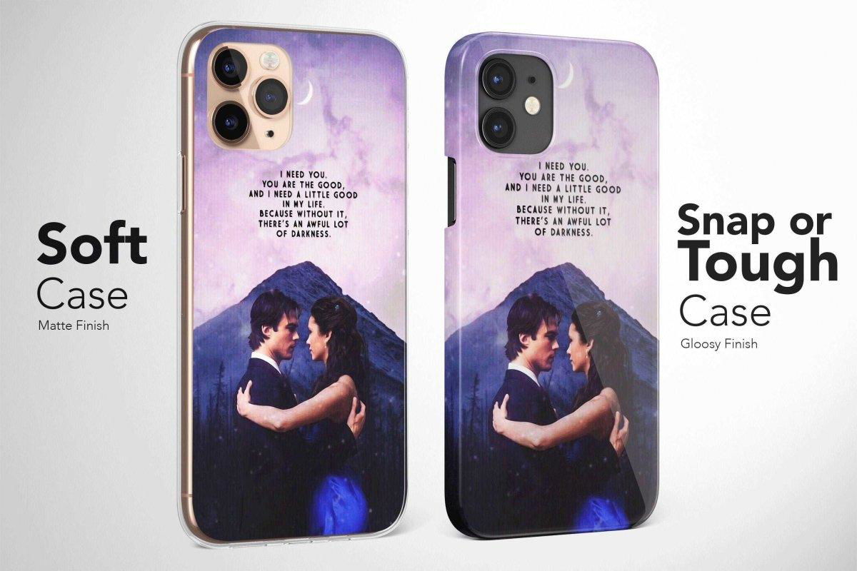 Meaningful Deep Quote Stefan, Damon, Salvatore, and Elena Phone Case 1 - Image 4