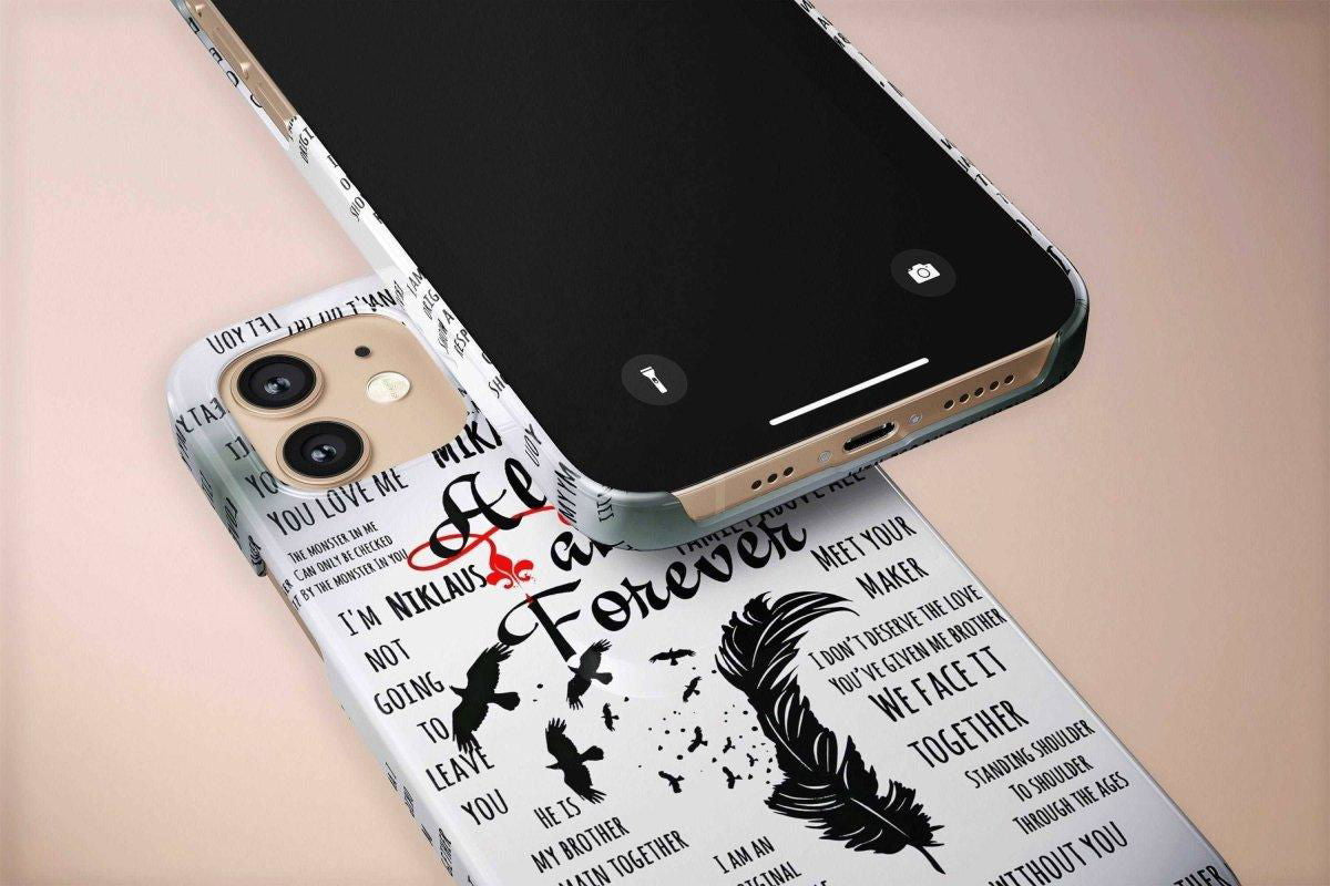 Meaningful Deep Quote Stefan, Damon, Salvatore, and Elena Phone Case 2 - Image 3