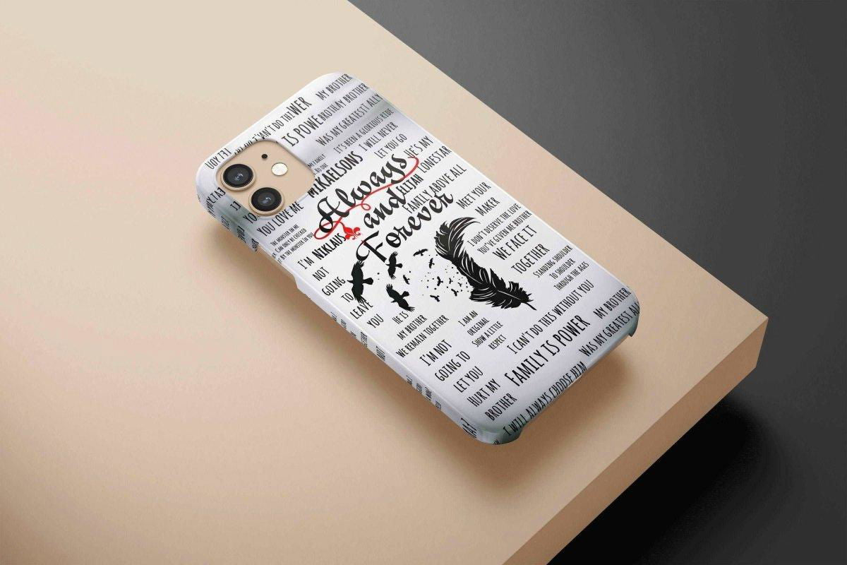 Meaningful Deep Quote Stefan, Damon, Salvatore, and Elena Phone Case 2 - Image 4