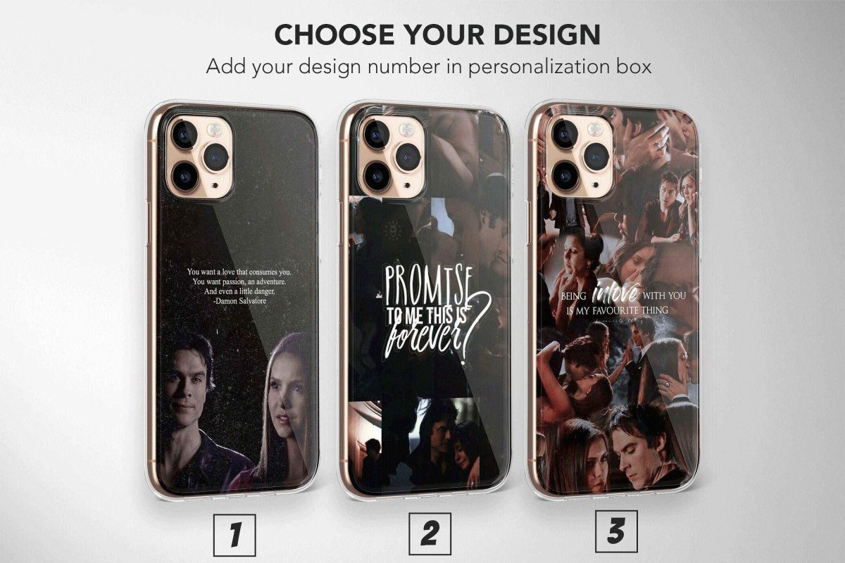 Meaningful Deep Quote Stefan, Damon, Salvatore, and Elena Phone Case 3 - Image 1